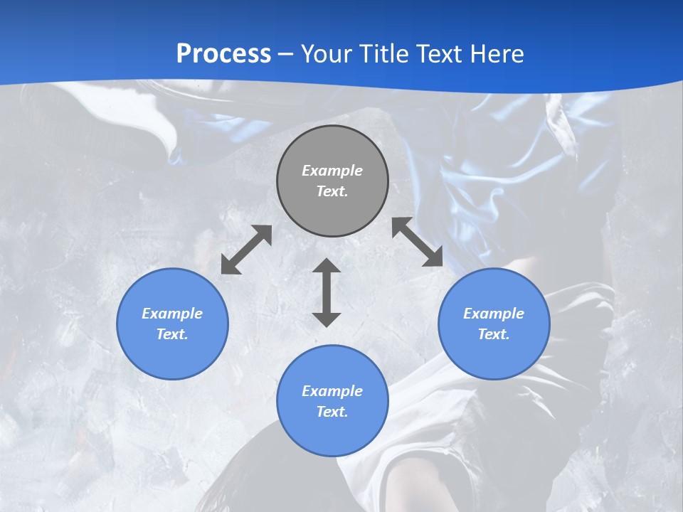 A Person Doing A Handstand On The Floor PowerPoint Template