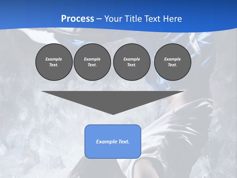 A Person Doing A Handstand On The Floor PowerPoint Template