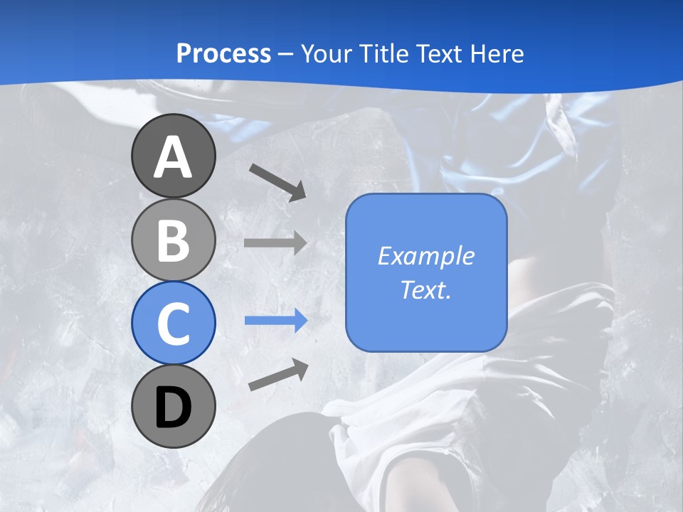 A Person Doing A Handstand On The Floor PowerPoint Template