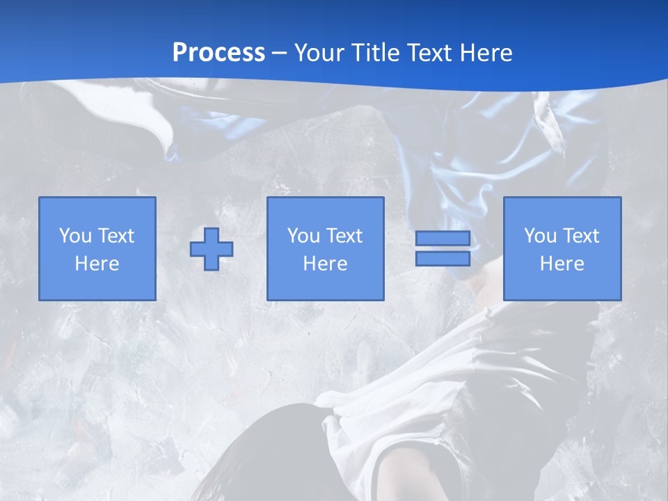 A Person Doing A Handstand On The Floor PowerPoint Template