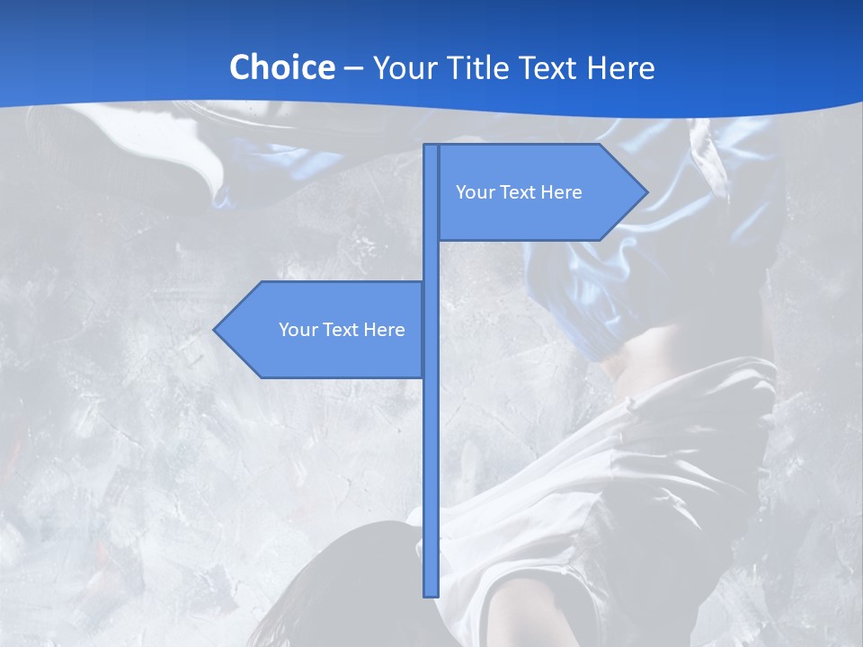 A Person Doing A Handstand On The Floor PowerPoint Template