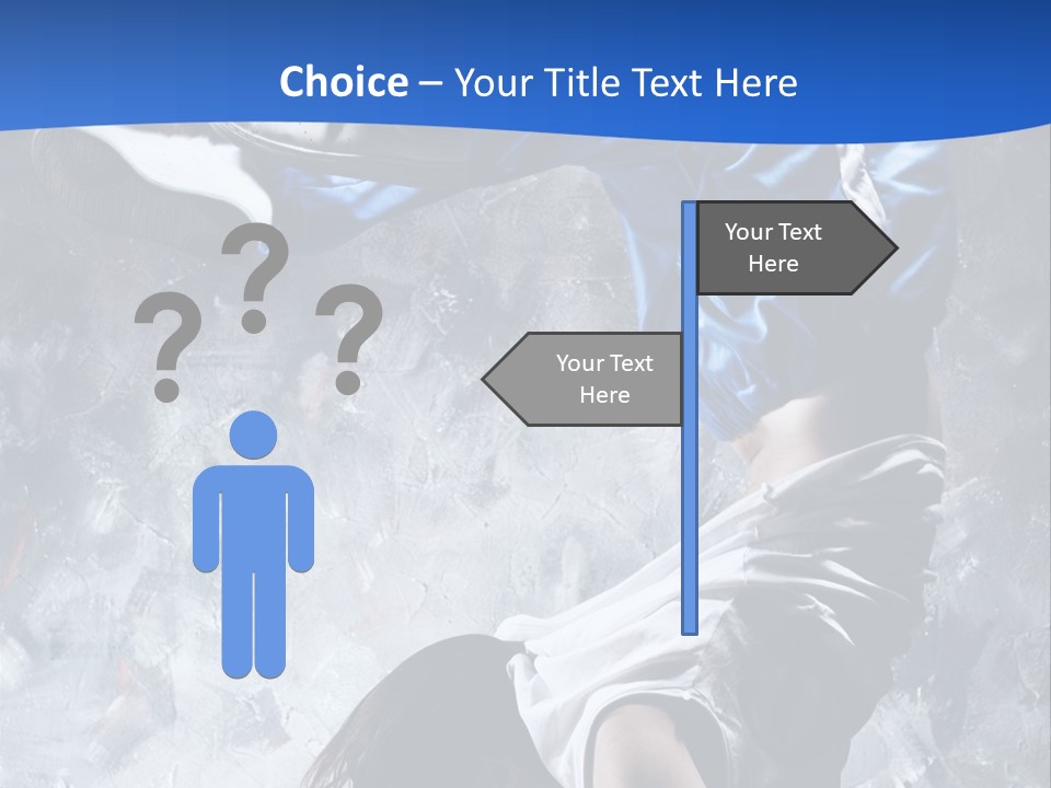 A Person Doing A Handstand On The Floor PowerPoint Template