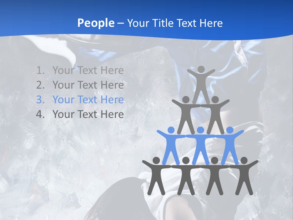 A Person Doing A Handstand On The Floor PowerPoint Template