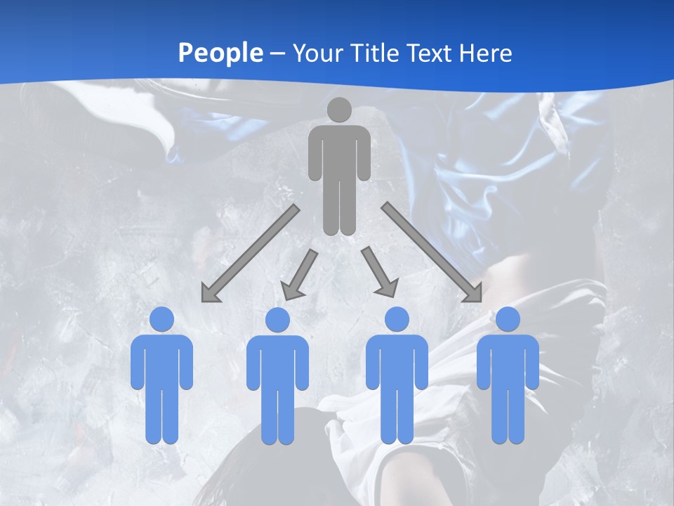 A Person Doing A Handstand On The Floor PowerPoint Template