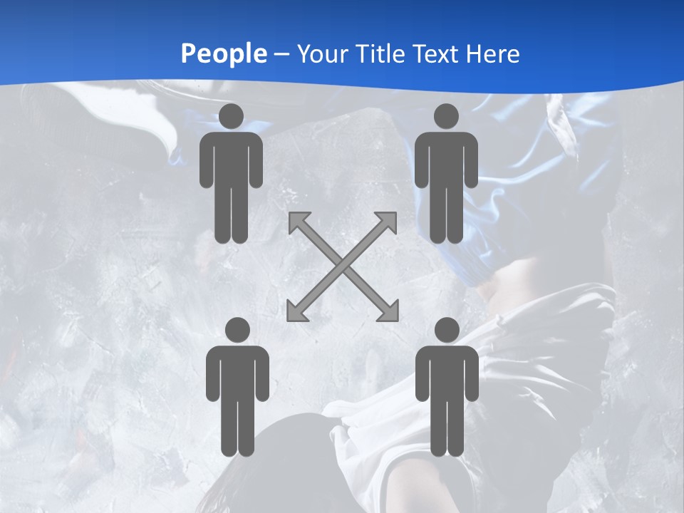 A Person Doing A Handstand On The Floor PowerPoint Template