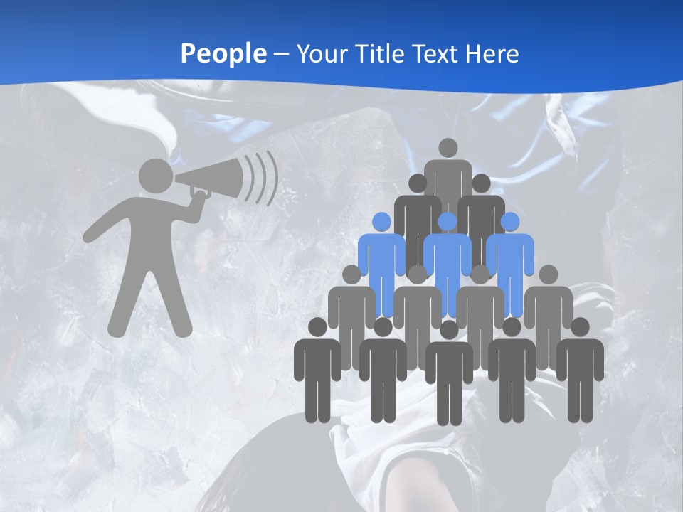 A Person Doing A Handstand On The Floor PowerPoint Template