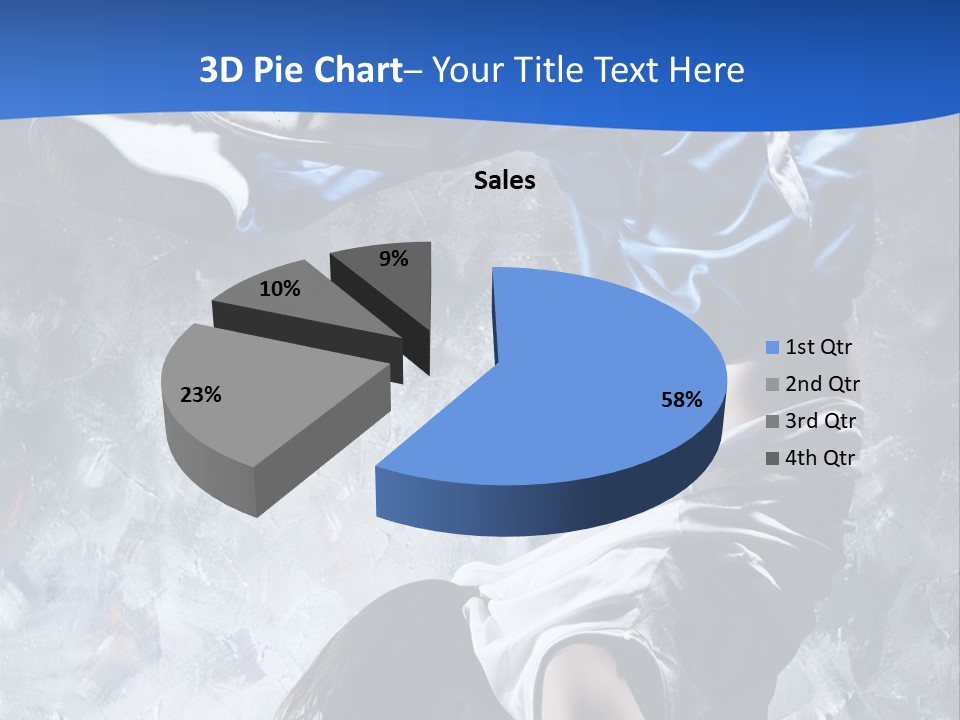 A Person Doing A Handstand On The Floor PowerPoint Template