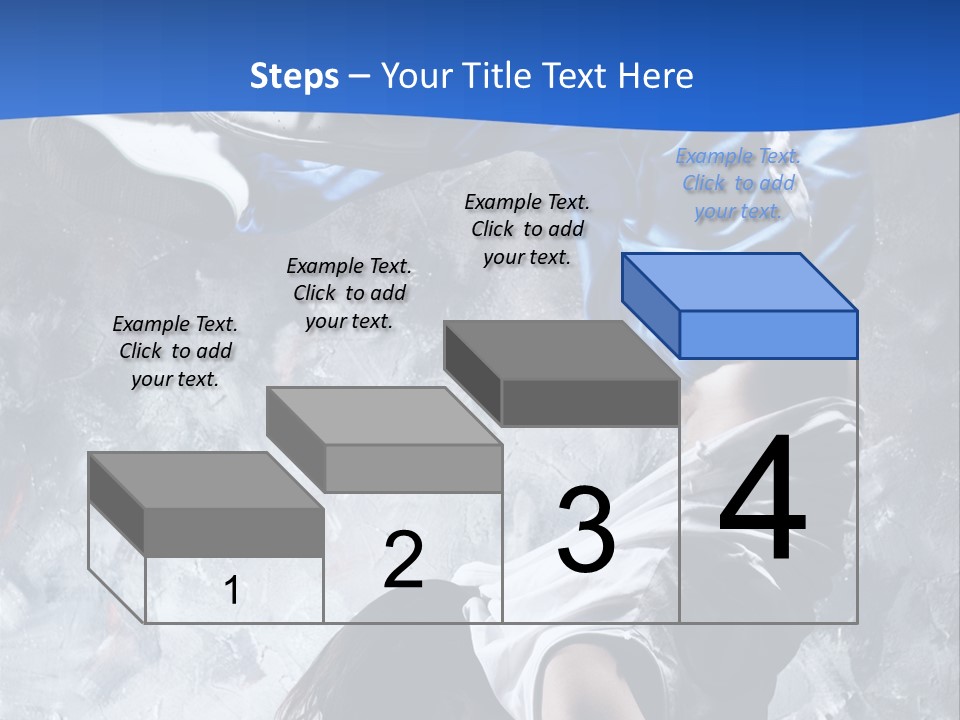 A Person Doing A Handstand On The Floor PowerPoint Template
