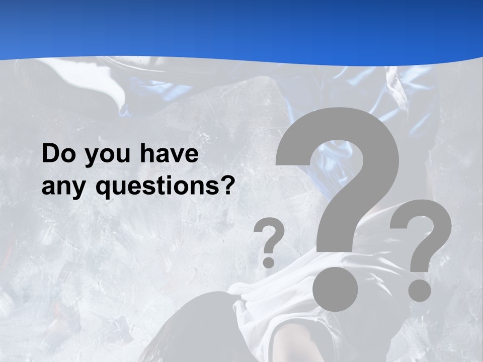 A Person Doing A Handstand On The Floor PowerPoint Template