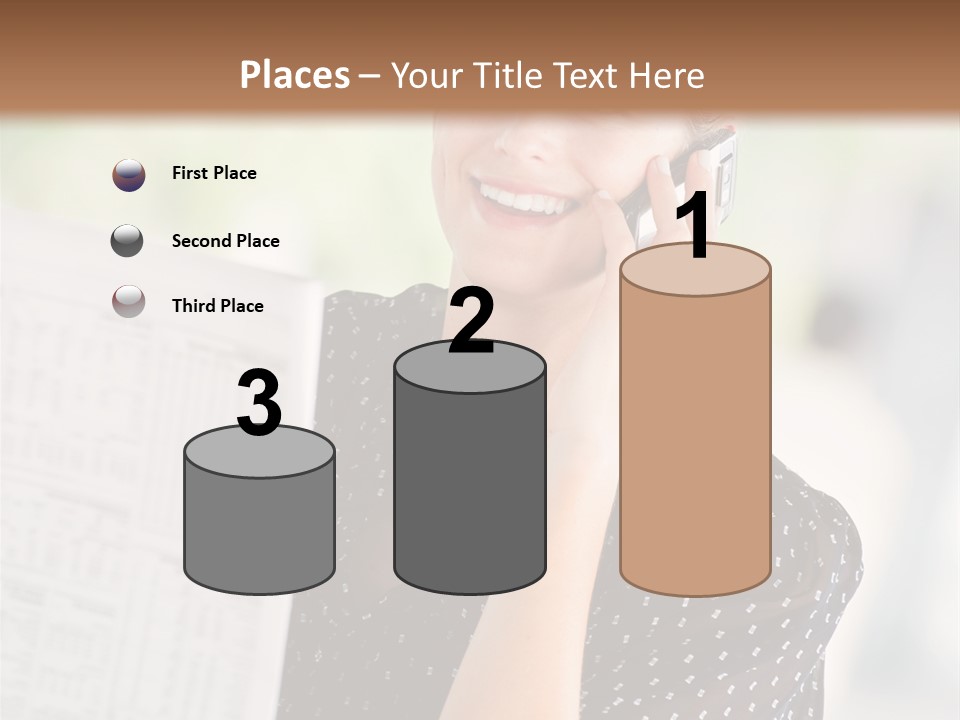 Lifestyle Person Mobile PowerPoint Template