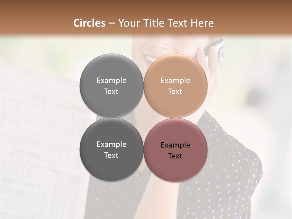 Lifestyle Person Mobile PowerPoint Template