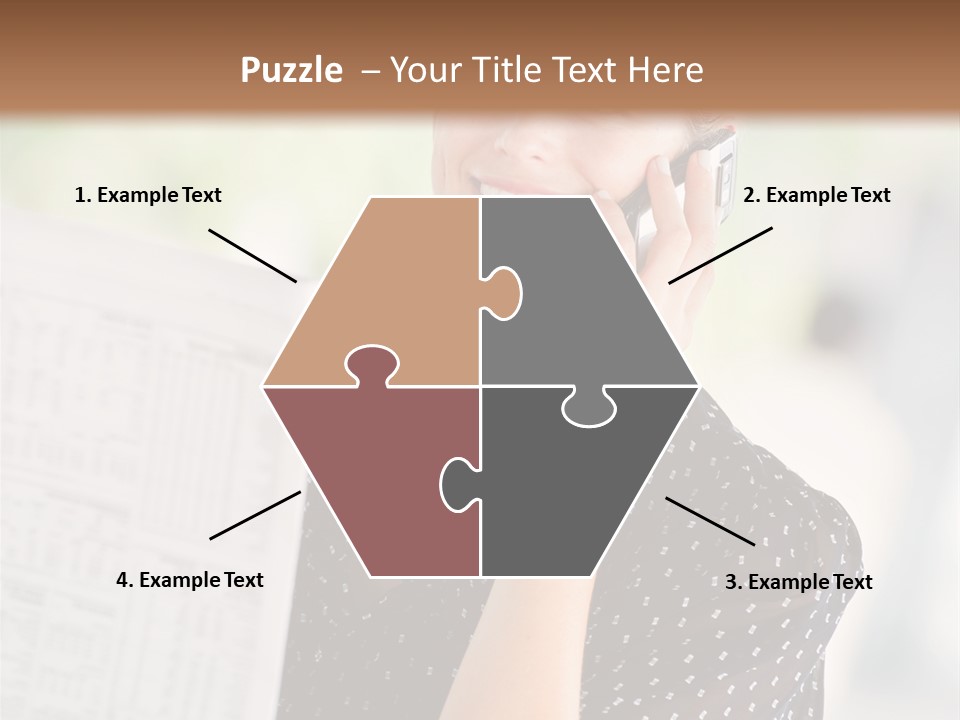 Lifestyle Person Mobile PowerPoint Template