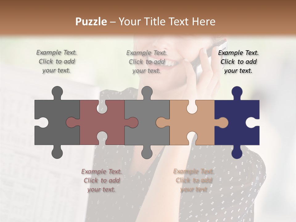 Lifestyle Person Mobile PowerPoint Template