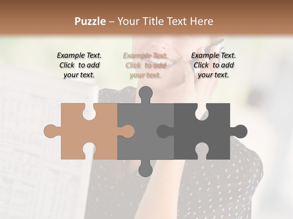 Lifestyle Person Mobile PowerPoint Template