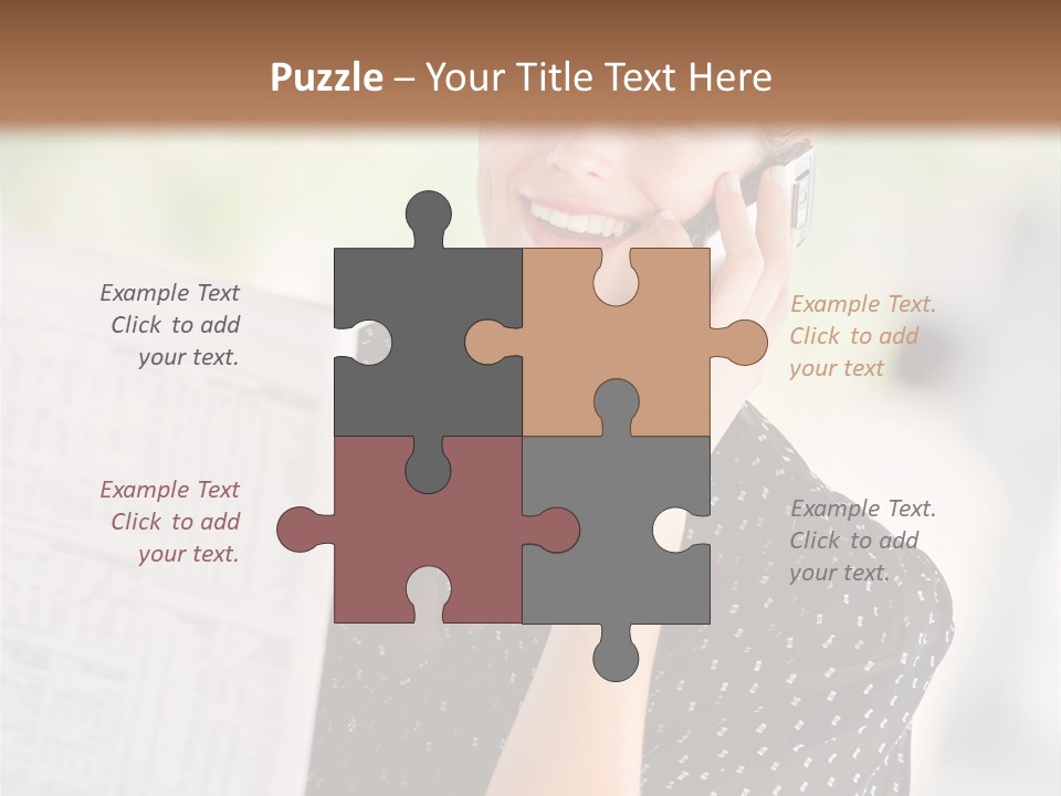 Lifestyle Person Mobile PowerPoint Template
