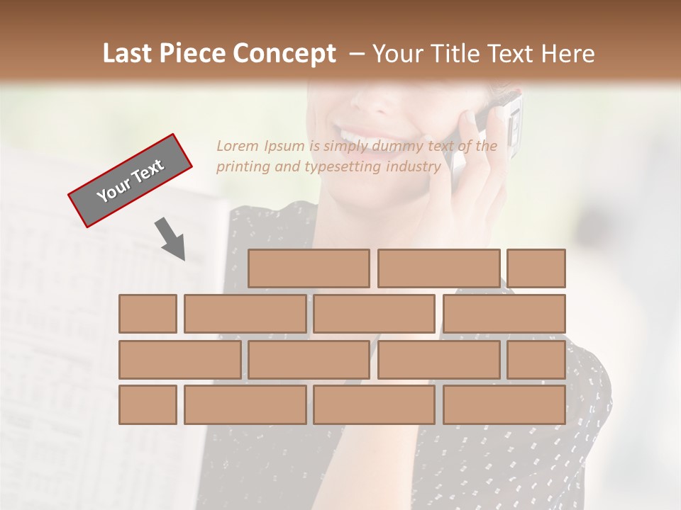 Lifestyle Person Mobile PowerPoint Template