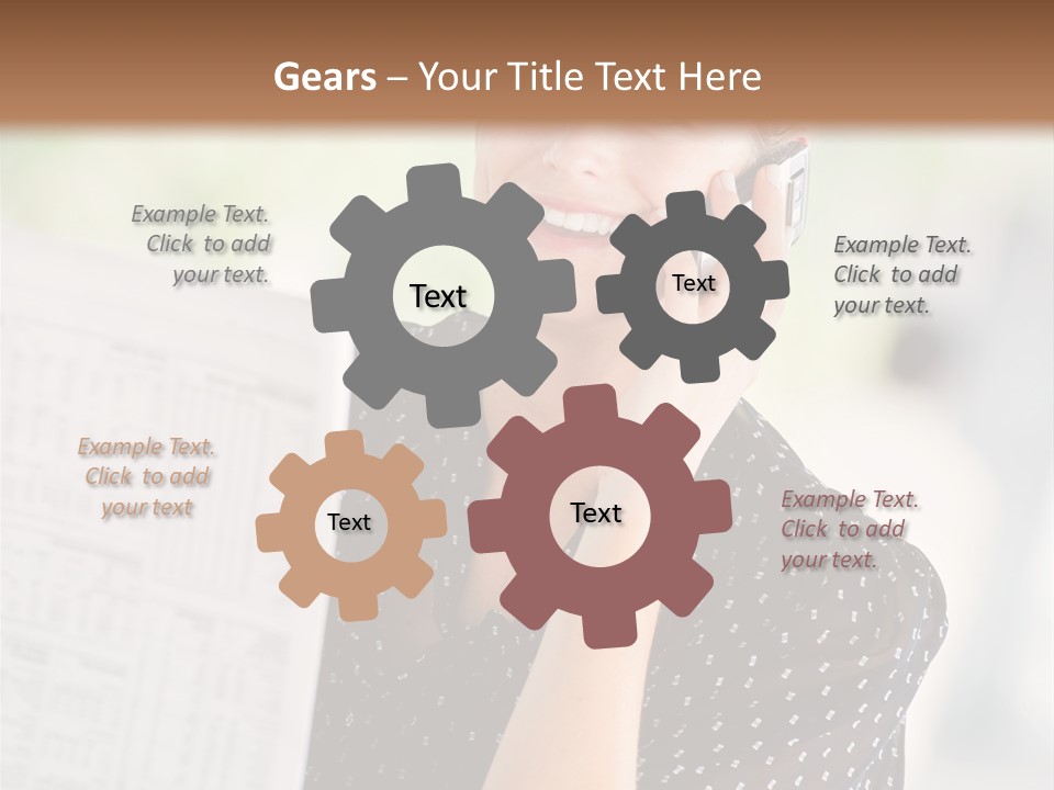 Lifestyle Person Mobile PowerPoint Template