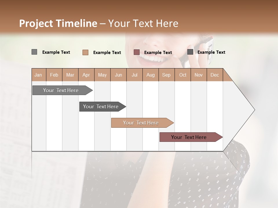 Lifestyle Person Mobile PowerPoint Template