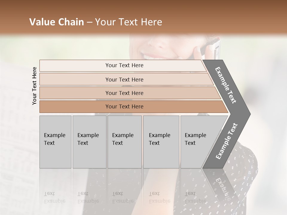 Lifestyle Person Mobile PowerPoint Template