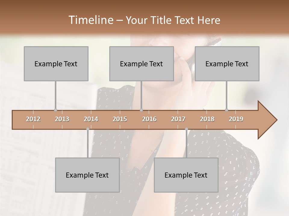 Lifestyle Person Mobile PowerPoint Template