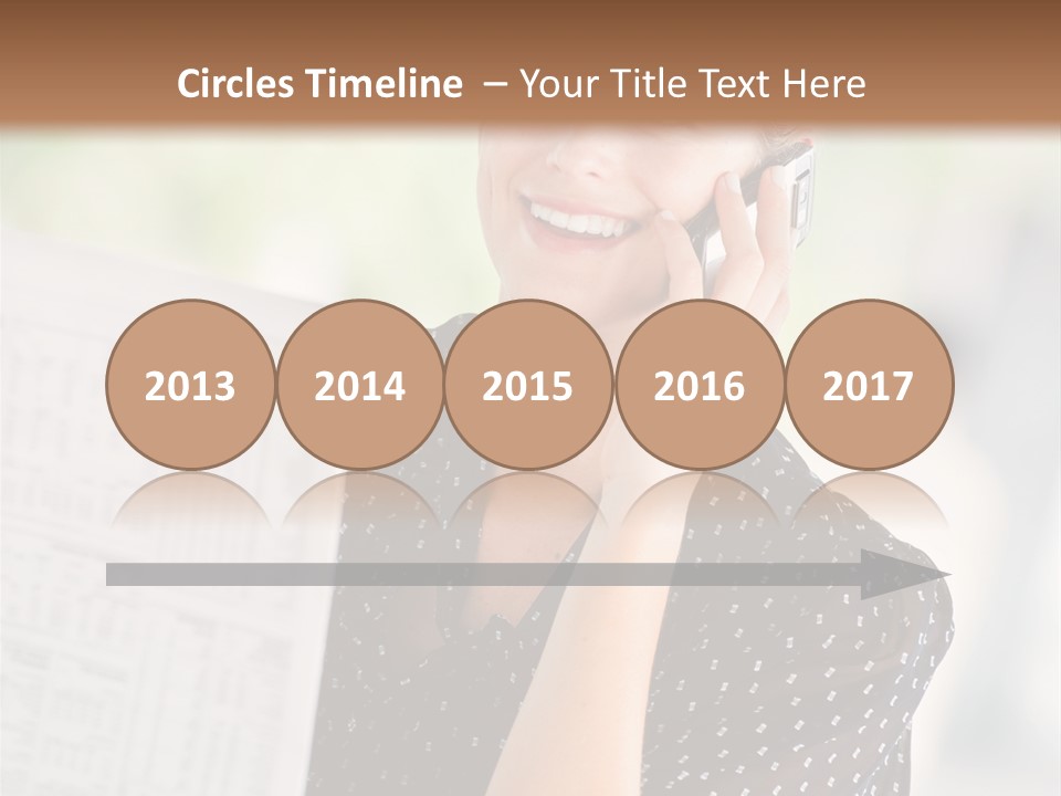 Lifestyle Person Mobile PowerPoint Template