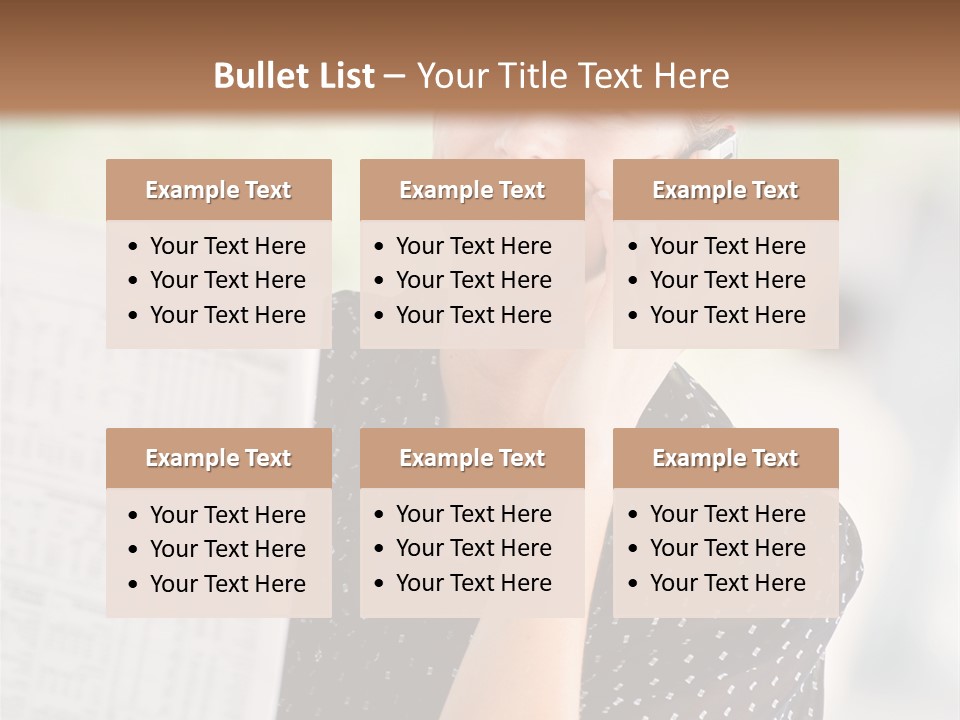Lifestyle Person Mobile PowerPoint Template