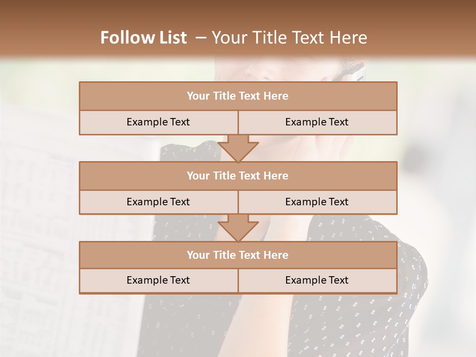 Lifestyle Person Mobile PowerPoint Template