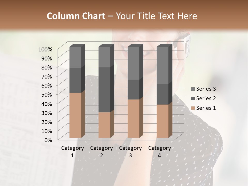 Lifestyle Person Mobile PowerPoint Template