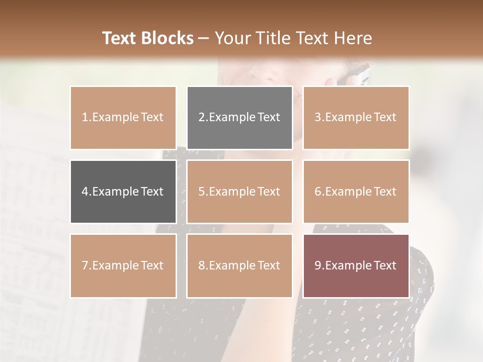 Lifestyle Person Mobile PowerPoint Template