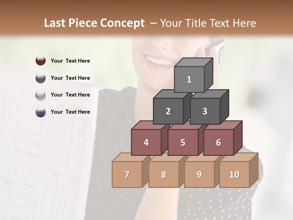 Lifestyle Person Mobile PowerPoint Template