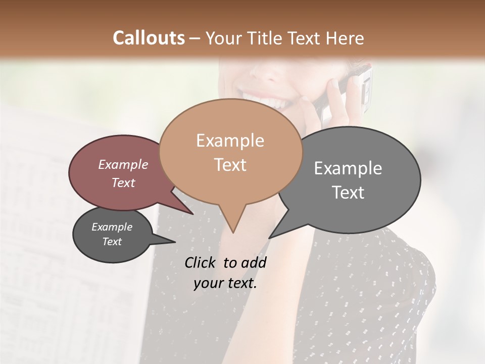 Lifestyle Person Mobile PowerPoint Template
