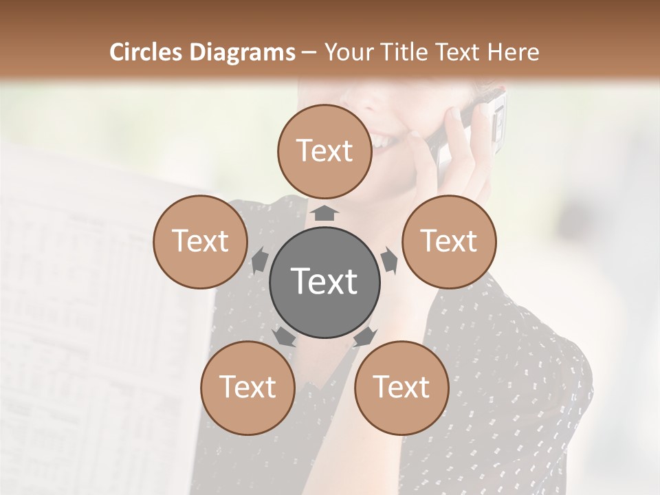 Lifestyle Person Mobile PowerPoint Template