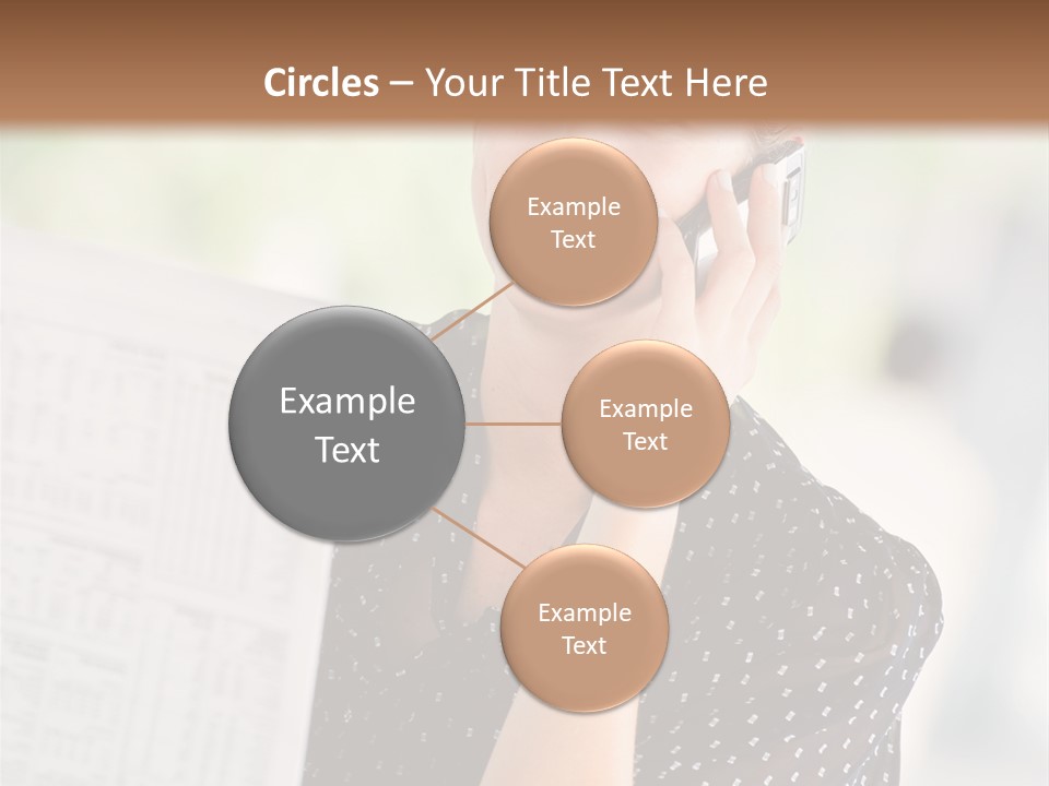 Lifestyle Person Mobile PowerPoint Template