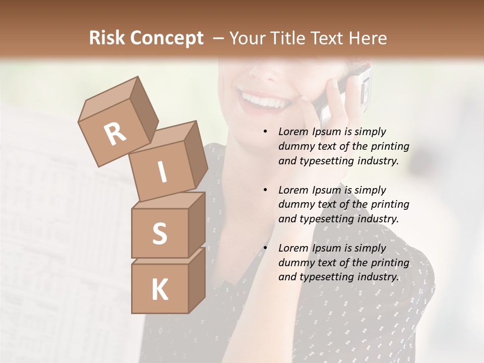 Lifestyle Person Mobile PowerPoint Template