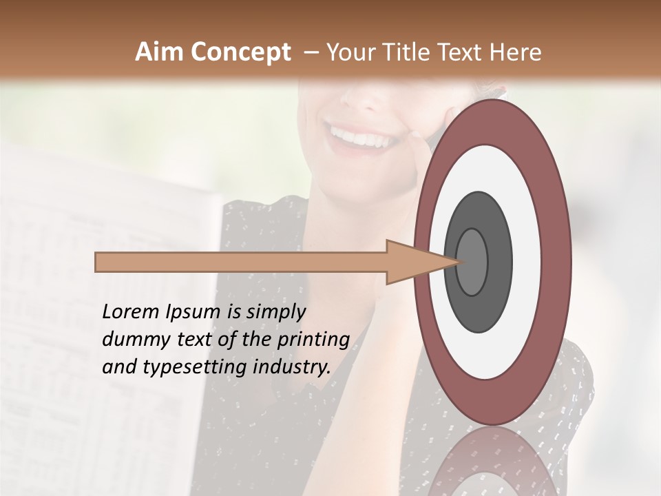 Lifestyle Person Mobile PowerPoint Template
