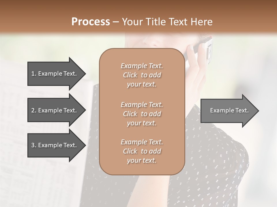Lifestyle Person Mobile PowerPoint Template