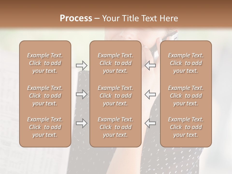 Lifestyle Person Mobile PowerPoint Template