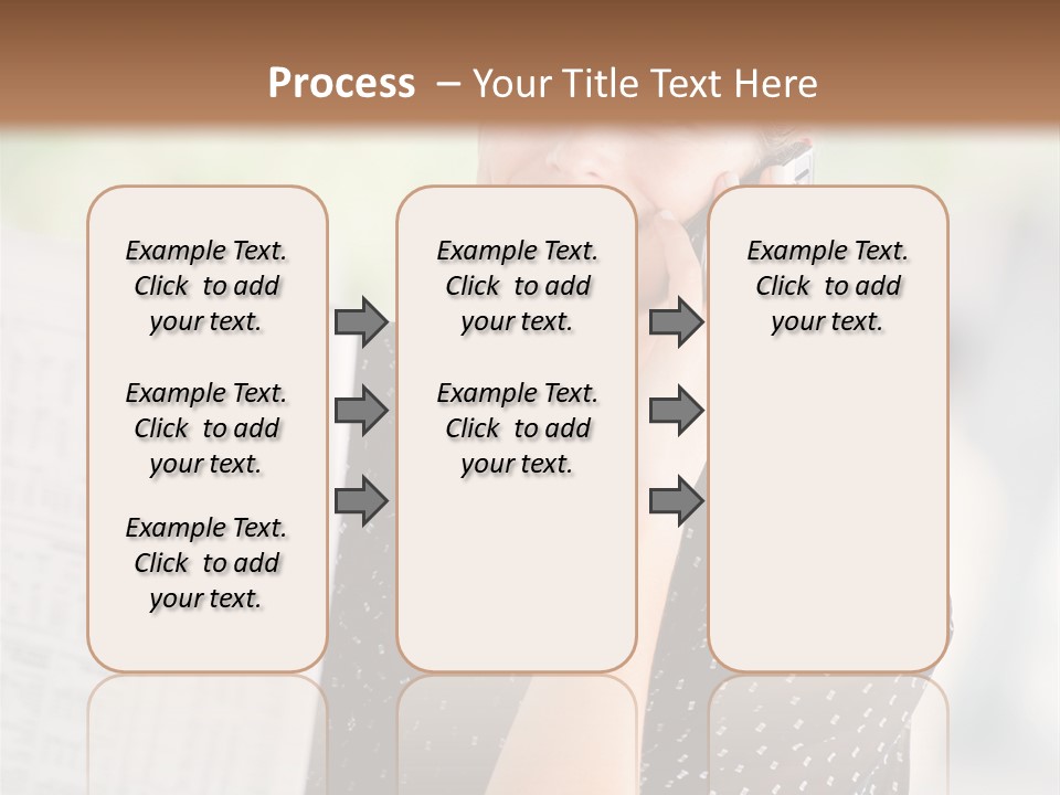 Lifestyle Person Mobile PowerPoint Template