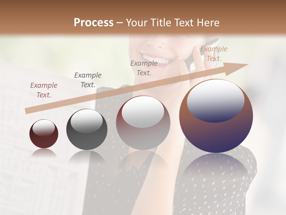 Lifestyle Person Mobile PowerPoint Template