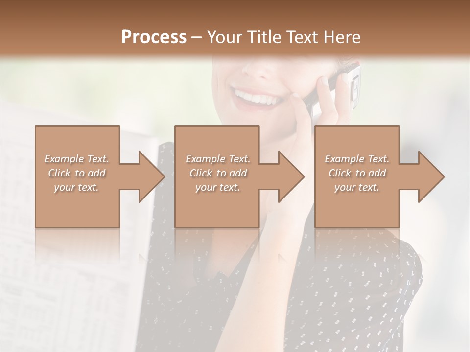 Lifestyle Person Mobile PowerPoint Template