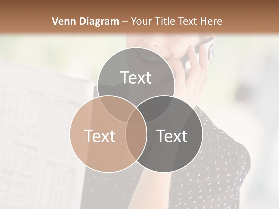 Lifestyle Person Mobile PowerPoint Template