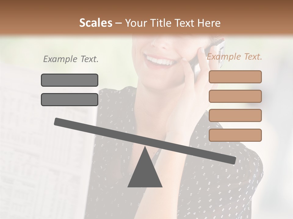 Lifestyle Person Mobile PowerPoint Template