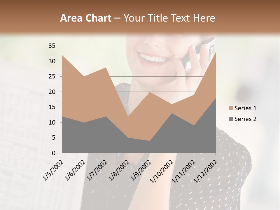 Lifestyle Person Mobile PowerPoint Template