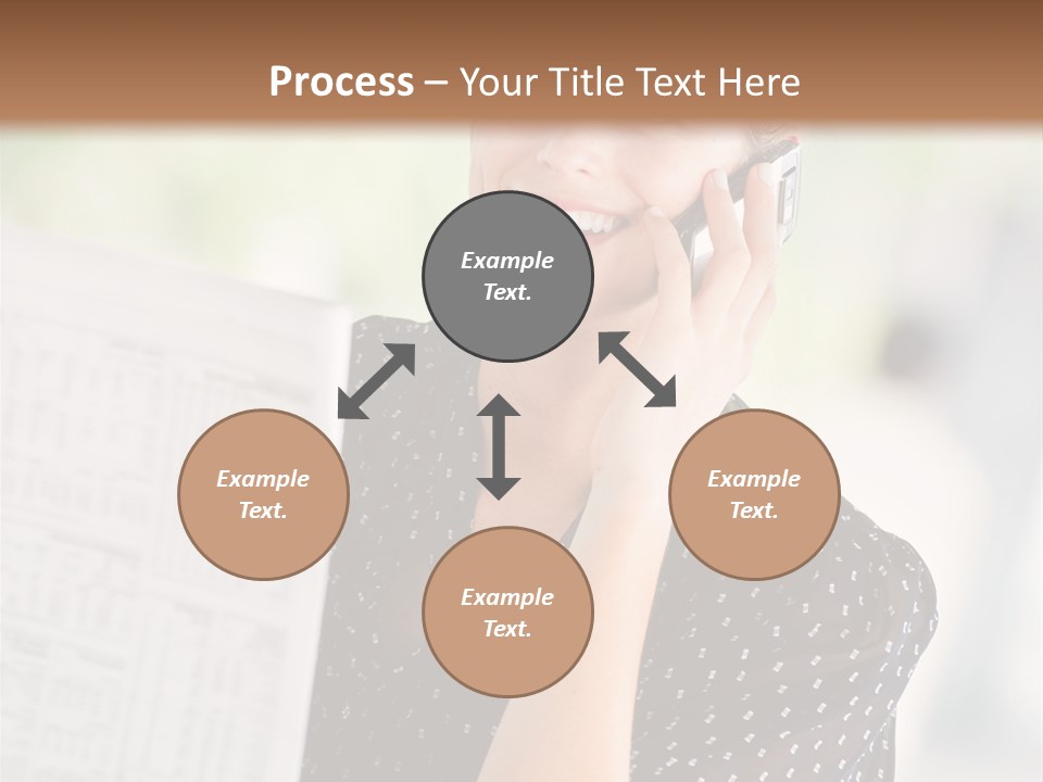 Lifestyle Person Mobile PowerPoint Template