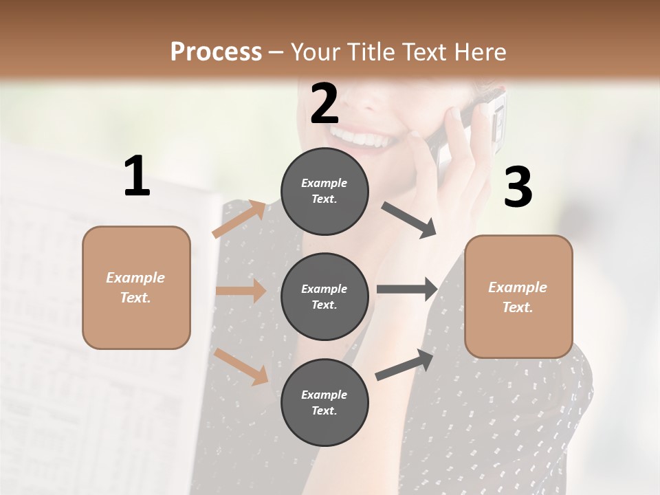 Lifestyle Person Mobile PowerPoint Template