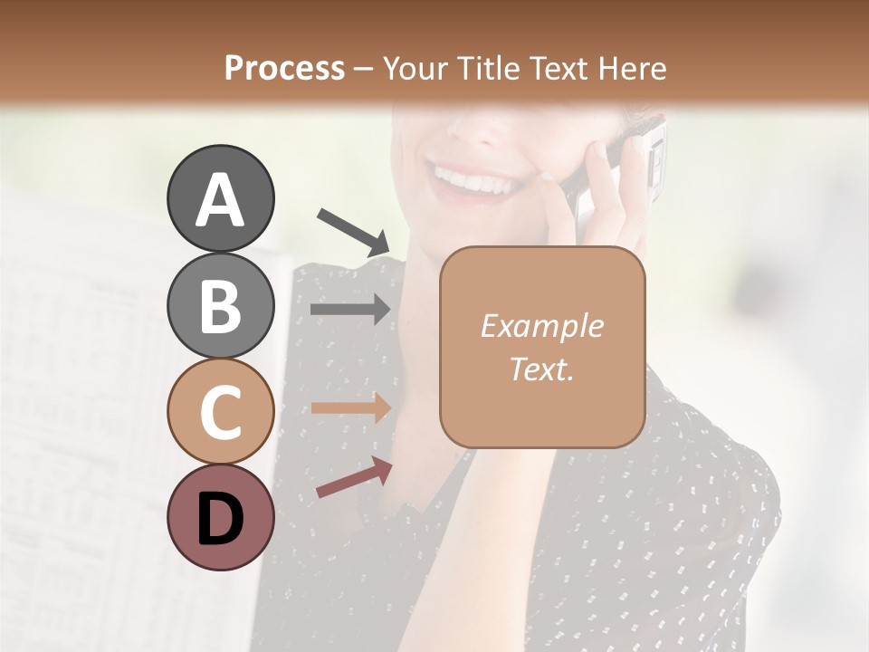 Lifestyle Person Mobile PowerPoint Template