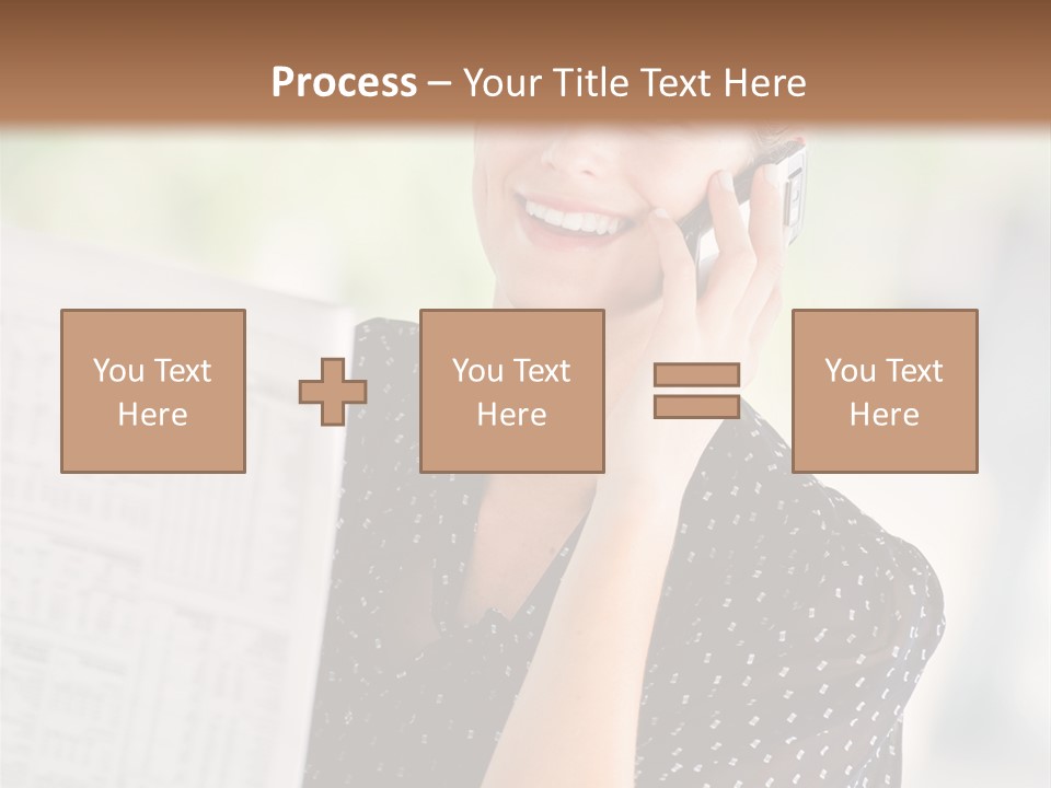 Lifestyle Person Mobile PowerPoint Template