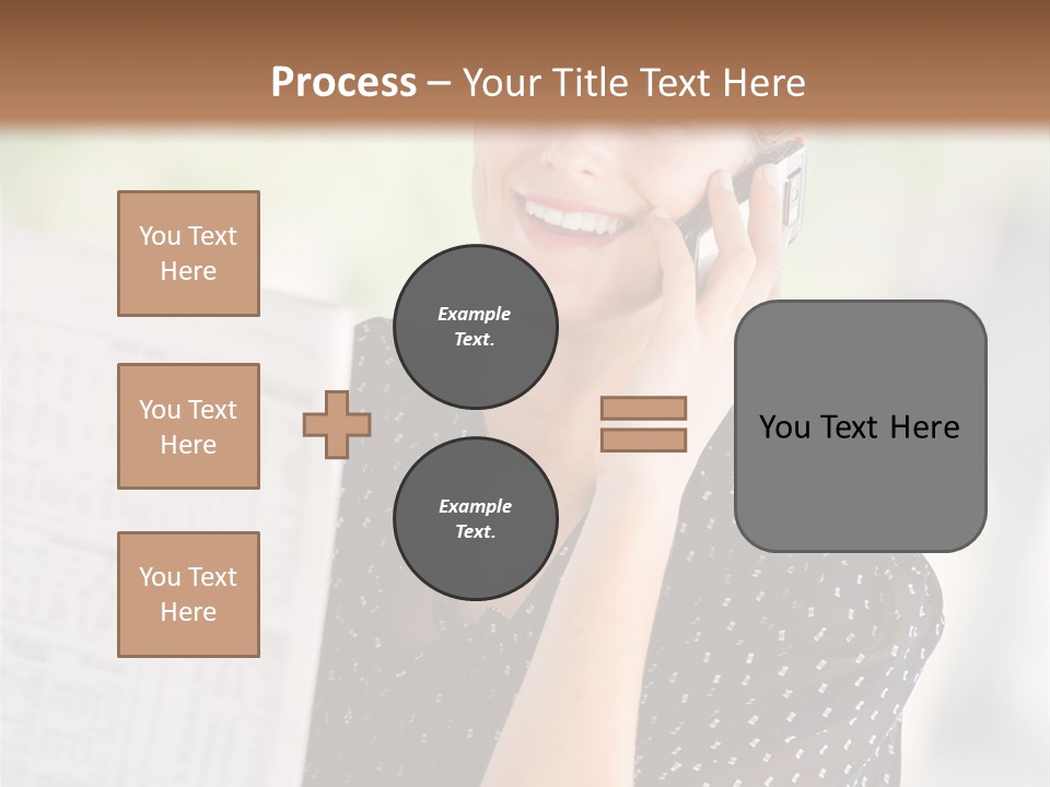 Lifestyle Person Mobile PowerPoint Template