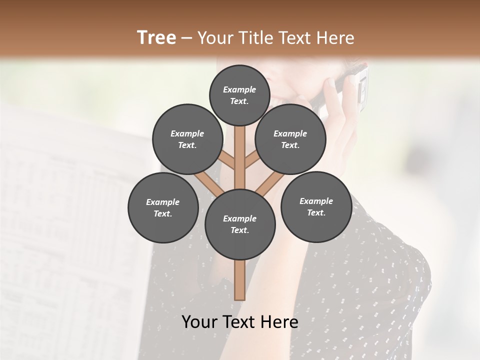 Lifestyle Person Mobile PowerPoint Template
