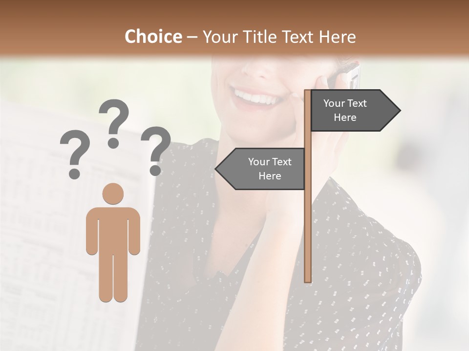 Lifestyle Person Mobile PowerPoint Template
